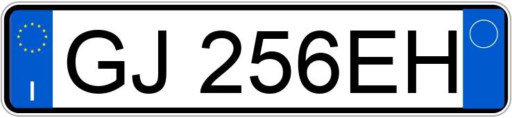 Numer rejestracyjny GJ256EH posiada BMW Serie 1