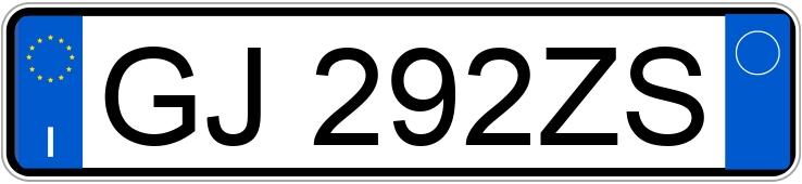Numer rejestracyjny GJ292ZS posiada PORSCHE Panamera 2a serie Numer rejestracyjny GJ292ZS posiada PORSCHE Panamera 2a serie