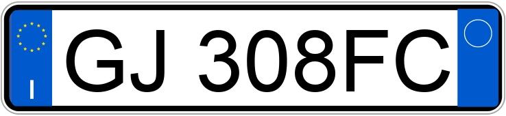 Numer rejestracyjny GJ308FC posiada FIAT Panda 3a serie Numer rejestracyjny GJ308FC posiada FIAT Panda 3a serie