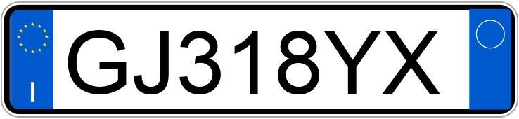 Numer rejestracyjny GJ318YX posiada VOLKSWAGEN Golf 7a serie Numer rejestracyjny GJ318YX posiada VOLKSWAGEN Golf 7a serie