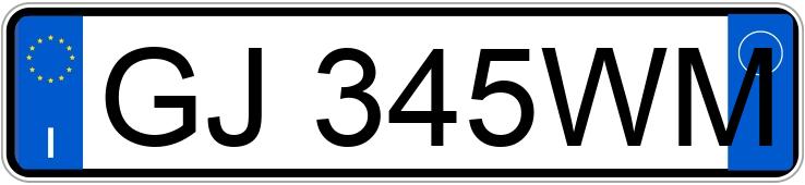 Numer rejestracyjny GJ345WM posiada CUPRA Formentor