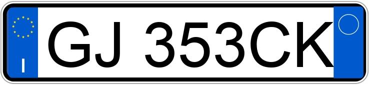 Numer rejestracyjny GJ353CK posiada JEEP Compass 2a serie