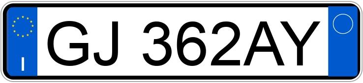 Numer rejestracyjny GJ362AY posiada LANCIA Ypsilon 3a serie