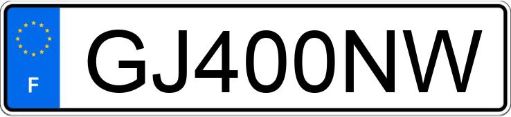 Numer rejestracyjny GJ400NW posiada BMW M4 550 CS