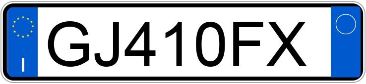 Numer rejestracyjny GJ410FX posiada FORD Focus 4a serie