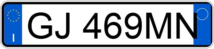 Numer rejestracyjny GJ469MN posiada FORD Puma