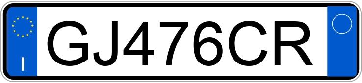 Numer rejestracyjny GJ476CR posiada MASERATI MC20 Numer rejestracyjny GJ476CR posiada MASERATI MC20