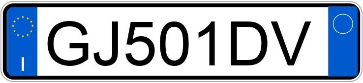 Numer rejestracyjny GJ501DV posiada BMW X1