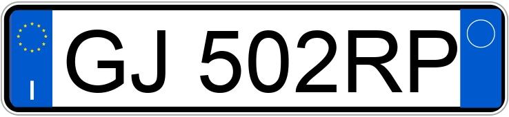 Numer rejestracyjny GJ502RP posiada AUDI A4 5a serie