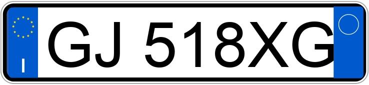 Numer rejestracyjny GJ518XG posiada FIAT Panda 3a serie