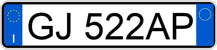 Numer rejestracyjny GJ522AP posiada AUDI Q2