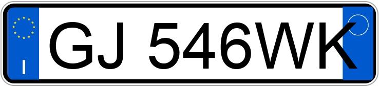 Numer rejestracyjny GJ546WK posiada AUDI A6 5a serie