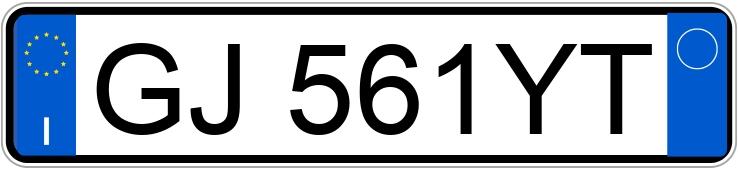 Numer rejestracyjny GJ561YT posiada MITSUBISHI Space Star 3a serie