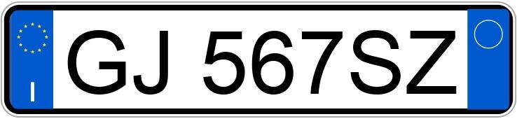 Numer rejestracyjny GJ567SZ posiada FIAT Panda Cross