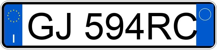 Numer rejestracyjny GJ594RC posiada VOLKSWAGEN Polo 6a serie