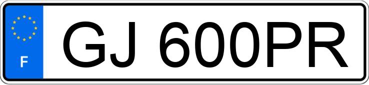 Numer rejestracyjny GJ600PR posiada PEUGEOT 3008