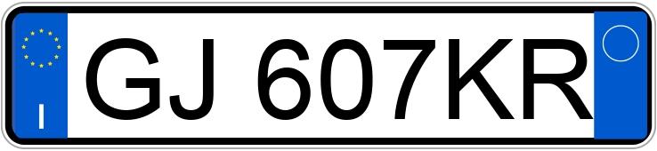 Numer rejestracyjny GJ607KR posiada VOLVO XC40