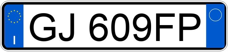 Numer rejestracyjny GJ609FP posiada FIAT 500 Numer rejestracyjny GJ609FP posiada FIAT 500