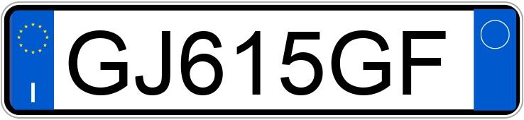 Numer rejestracyjny GJ615GF posiada CADILLAC XT4