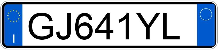 Numer rejestracyjny GJ641YL posiada AUDI Q3 2a serie Numer rejestracyjny GJ641YL posiada AUDI Q3 2a serie