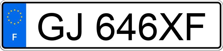 Numer rejestracyjny GJ646XF posiada Toyota Corolla