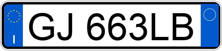 Numer rejestracyjny GJ663LB posiada FIAT 500