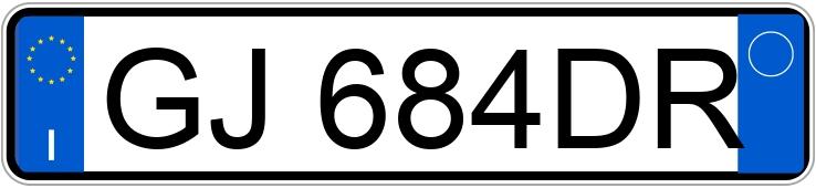 Numer rejestracyjny GJ684DR posiada VOLKSWAGEN Golf 8a serie Numer rejestracyjny GJ684DR posiada VOLKSWAGEN Golf 8a serie