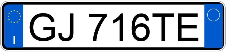 Numer rejestracyjny GJ716TE posiada FIAT Panda 2a serie Numer rejestracyjny GJ716TE posiada FIAT Panda 2a serie