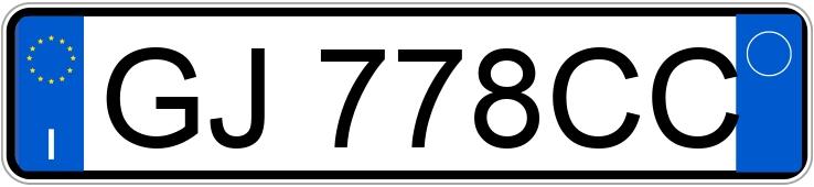 Numer rejestracyjny GJ778CC posiada MG Marvel R