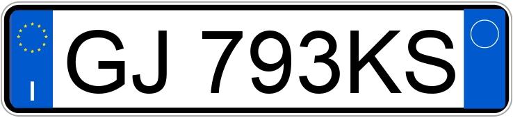 Numer rejestracyjny GJ793KS posiada CITROEN C5 Aircross 1a s.