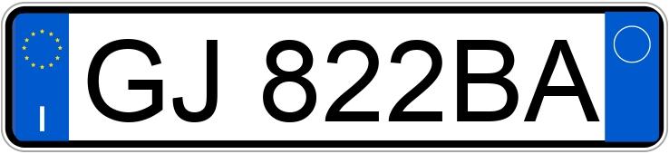 Numer rejestracyjny GJ822BA posiada FORD Puma