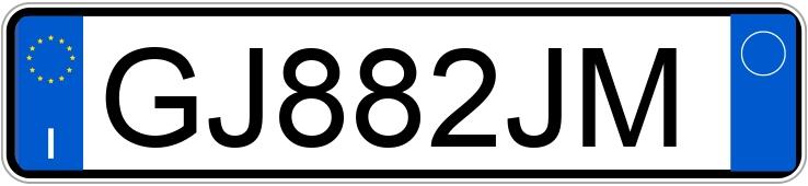 Numer rejestracyjny GJ882JM posiada FIAT 500 Numer rejestracyjny GJ882JM posiada FIAT 500