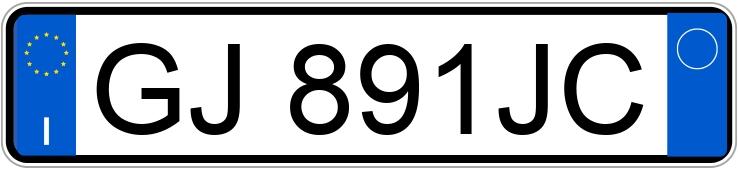 Numer rejestracyjny GJ891JC posiada JEEP Renegade