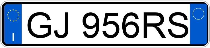 Numer rejestracyjny GJ956RS posiada ALFA ROMEO Stelvio