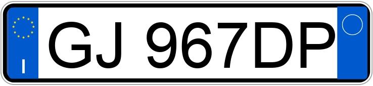 Numer rejestracyjny GJ967DP posiada VOLKSWAGEN Golf 8a serie