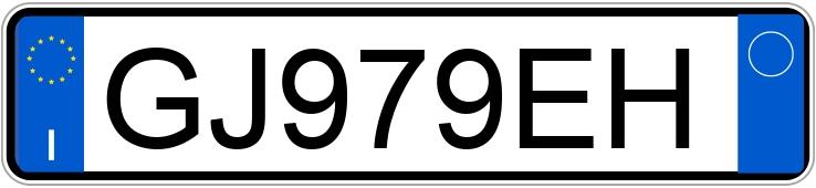 Numer rejestracyjny GJ979EH posiada FIAT Panda 3a serie