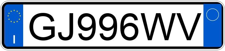 Numer rejestracyjny GJ996WV posiada FORD Fiesta 7a serie