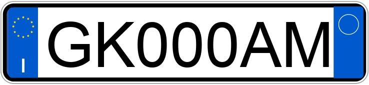Numer rejestracyjny GK000AM posiada MERCEDES Classe A