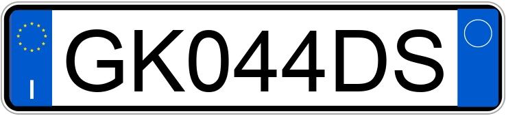 Numer rejestracyjny GK044DS posiada FIAT 500 Numer rejestracyjny GK044DS posiada FIAT 500