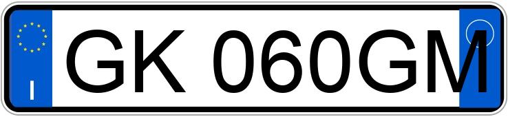 Numer rejestracyjny GK060GM posiada MINI Mini Clubman