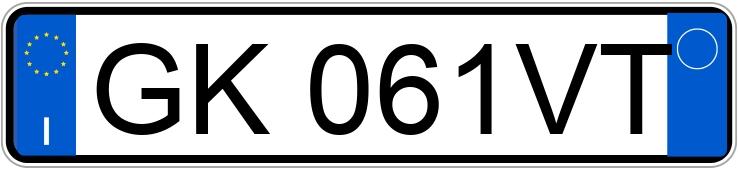 Numer rejestracyjny GK061VT posiada AUDI A6 5a serie Numer rejestracyjny GK061VT posiada AUDI A6 5a serie