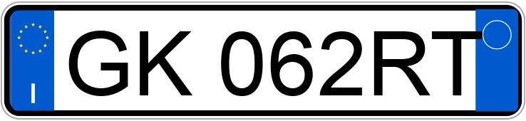Numer rejestracyjny GK062RT posiada MG ZS Numer rejestracyjny GK062RT posiada MG ZS