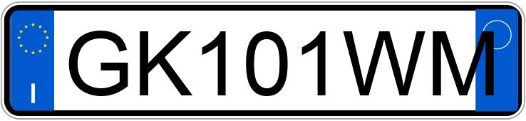 Numer rejestracyjny GK101WM posiada BMW Z3 Numer rejestracyjny GK101WM posiada BMW Z3