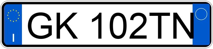 Numer rejestracyjny GK102TN posiada AUDI A3 4a serie