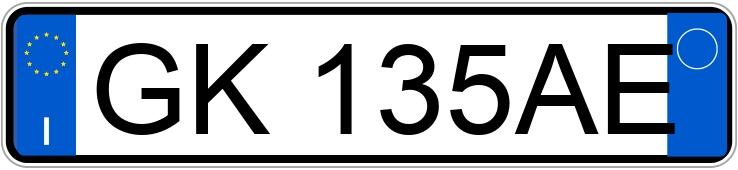 Numer rejestracyjny GK135AE posiada VOLKSWAGEN Polo 6a serie