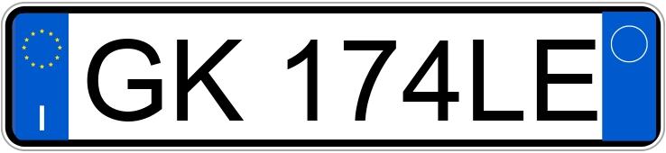 Numer rejestracyjny GK174LE posiada VOLKSWAGEN Golf 5a serie Numer rejestracyjny GK174LE posiada VOLKSWAGEN Golf 5a serie