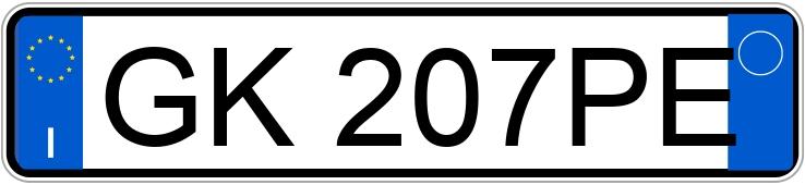 Numer rejestracyjny GK207PE posiada FIAT Tipo Numer rejestracyjny GK207PE posiada FIAT Tipo