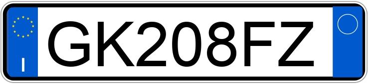 Numer rejestracyjny GK208FZ posiada AUDI Q3 2a serie