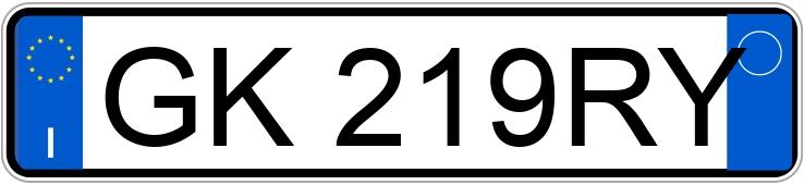 Numer rejestracyjny GK219RY posiada CITROEN C3 3a serie