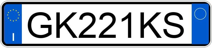 Numer rejestracyjny GK221KS posiada AUDI A1 2a serie